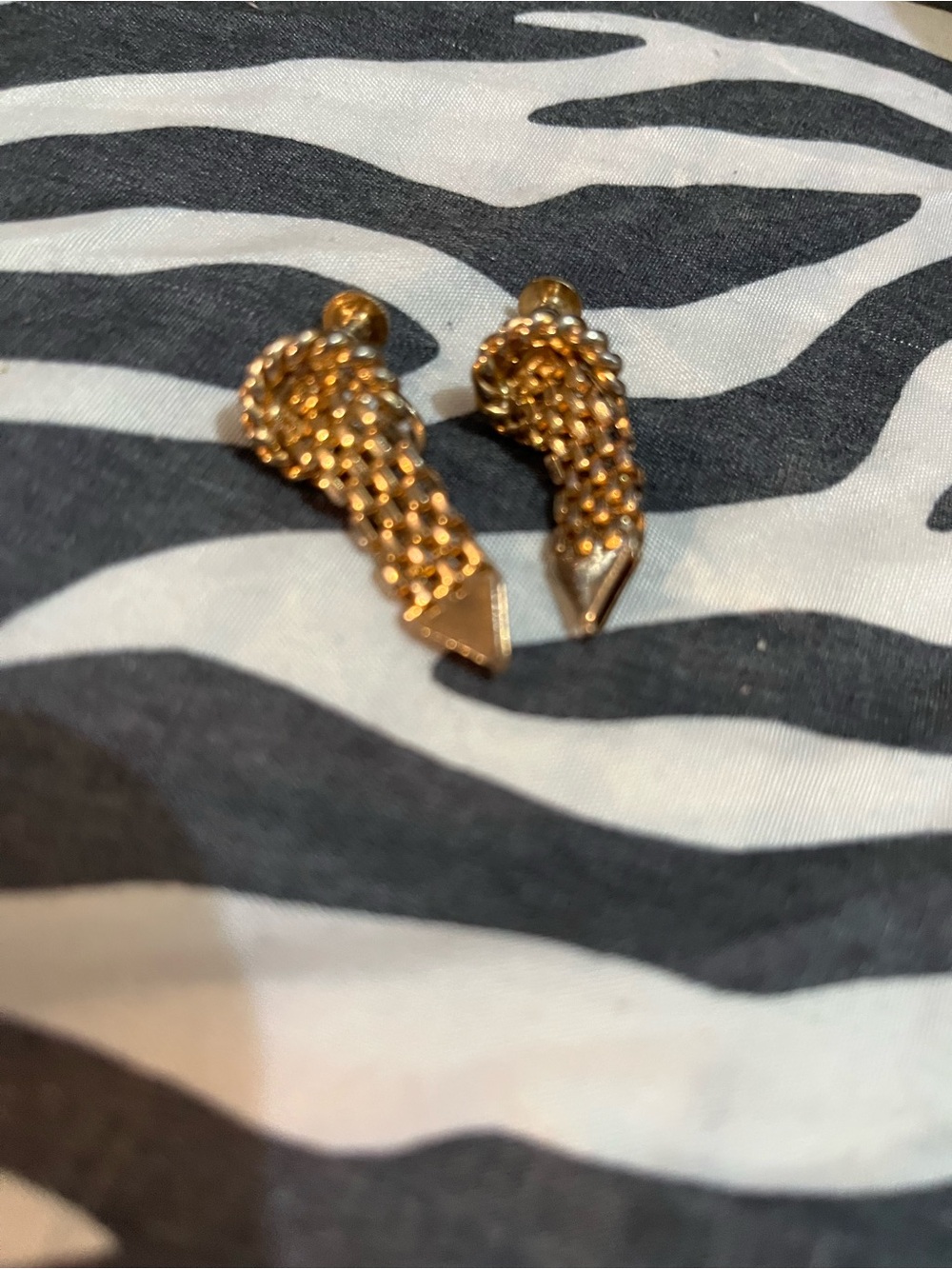 Gold-Tone Chain Drop Earrings - Women Jewelry
